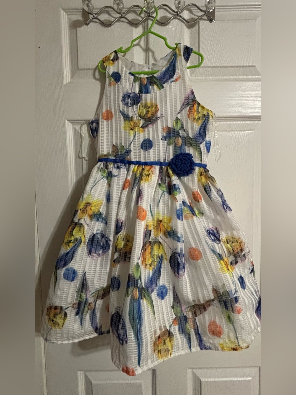 Girl’s dressy-formal wear sleeveless dress Size 12 EUC